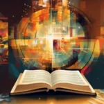 كتاب مقدس مع ألوان