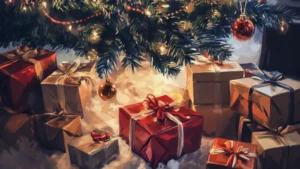 Christmas gifts under the tree