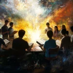 Group doing Discovery Bible Study art
