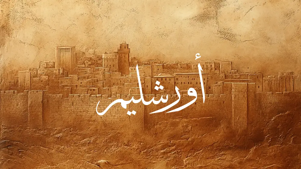 Jerusalem in Arabic for dictionary