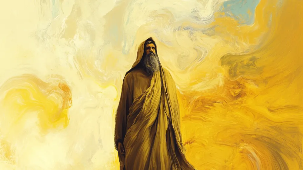 Painting of the prophet Habakkuk