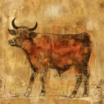 Red Heifer ancient drawing