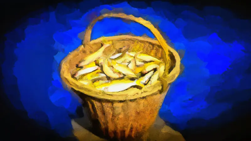 basket full of fish